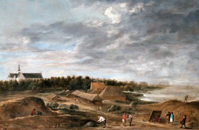 Brickmakers near Hemiksem by David Teniers the Younger